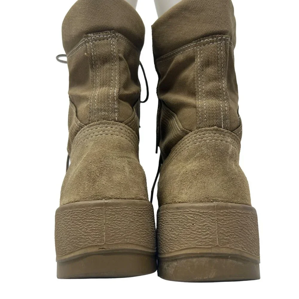 McRae Men 8188 Coyote Vibram Ripple Sole Hot Weather Combat Boot Size 6.5 R  EXC
